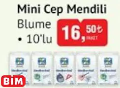 BLUME MİNİ CEP MENDİLİ BLUME MİNİ CEP MENDİLİ